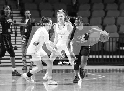 Thumbnail 3 in Canyon Springs vs. Villa Maria Academy (Tarkanian Classic) photogallery.
