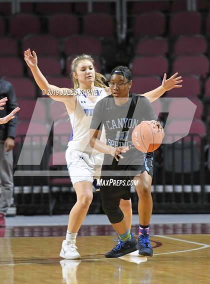 Thumbnail 3 in Canyon Springs vs. Villa Maria Academy (Tarkanian Classic) photogallery.