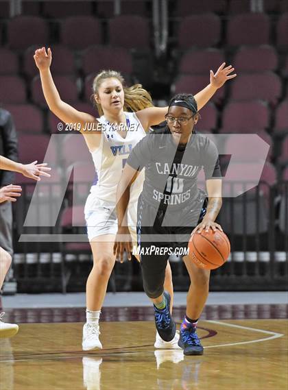 Thumbnail 1 in Canyon Springs vs. Villa Maria Academy (Tarkanian Classic) photogallery.