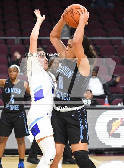Thumbnail 2 in Canyon Springs vs. Villa Maria Academy (Tarkanian Classic) photogallery.
