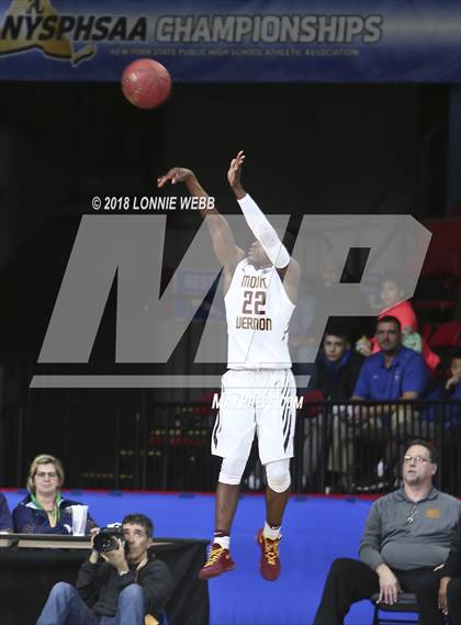 Thumbnail 2 in Mt. Vernon vs. Liverpool (NYSPHSAA Class AA Semifinal) photogallery.