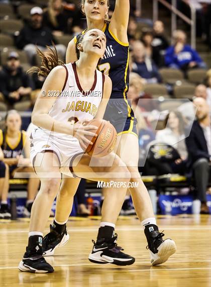 Thumbnail 1 in Notre Dame Academy vs Cooper (2023 9th Region Girls Basketball Tournament) photogallery.