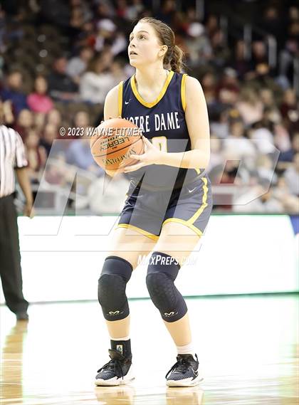 Thumbnail 1 in Notre Dame Academy vs Cooper (2023 9th Region Girls Basketball Tournament) photogallery.