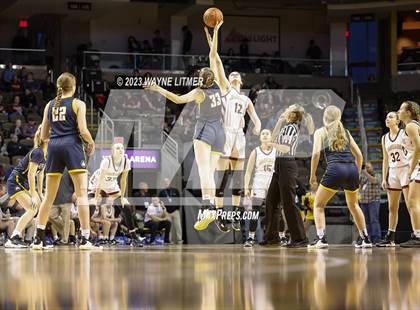 Thumbnail 1 in Notre Dame Academy vs Cooper (2023 9th Region Girls Basketball Tournament) photogallery.