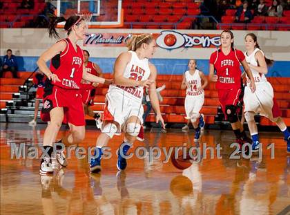 Thumbnail 2 in Perry County Central @ Marshall County (Marshall County Hoopfest) photogallery.