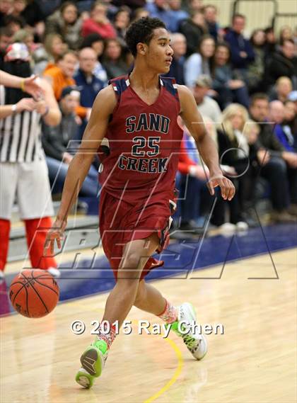 Thumbnail 2 in Sand Creek vs. Valor Christian (CHSAA 4A Sweet 16) photogallery.