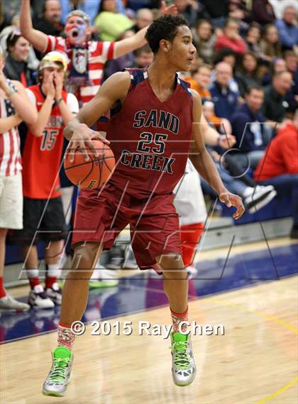 Thumbnail 3 in Sand Creek vs. Valor Christian (CHSAA 4A Sweet 16) photogallery.