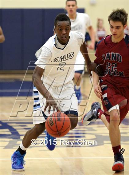 Thumbnail 2 in Sand Creek vs. Valor Christian (CHSAA 4A Sweet 16) photogallery.