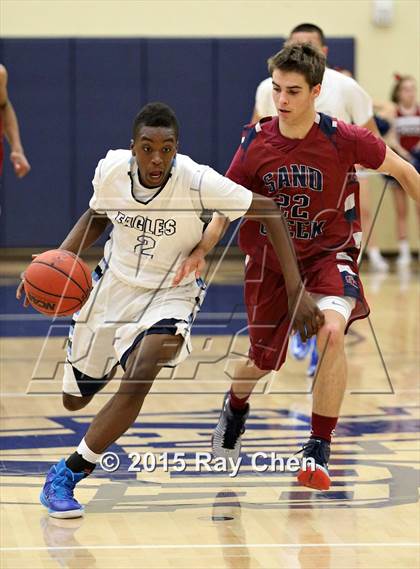 Thumbnail 3 in Sand Creek vs. Valor Christian (CHSAA 4A Sweet 16) photogallery.
