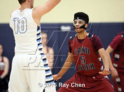 Thumbnail 2 in Sand Creek vs. Valor Christian (CHSAA 4A Sweet 16) photogallery.