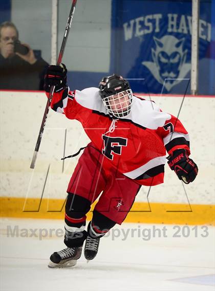 Thumbnail 1 in Warde/Ludlowe vs. Branford (CIAC Division II Quarterfinal) photogallery.