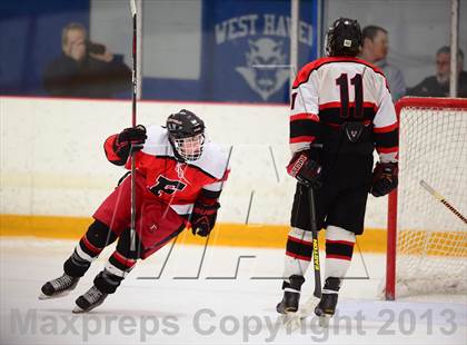 Thumbnail 2 in Warde/Ludlowe vs. Branford (CIAC Division II Quarterfinal) photogallery.