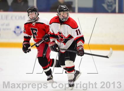 Thumbnail 2 in Warde/Ludlowe vs. Branford (CIAC Division II Quarterfinal) photogallery.