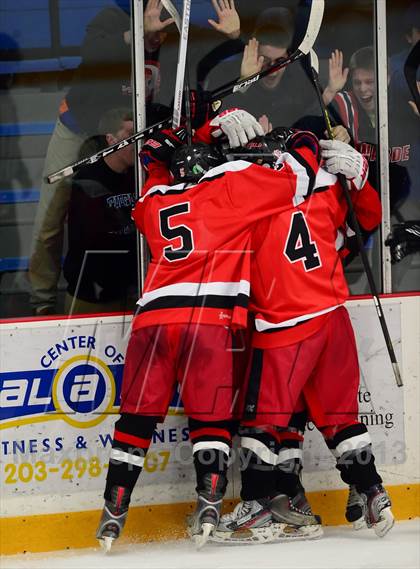 Thumbnail 1 in Warde/Ludlowe vs. Branford (CIAC Division II Quarterfinal) photogallery.