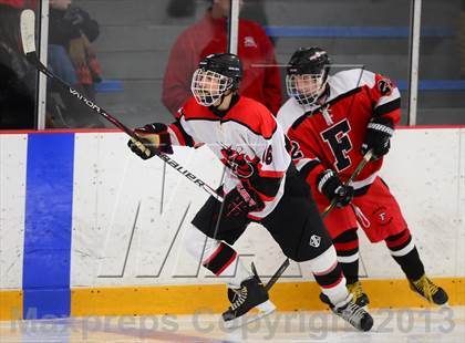 Thumbnail 3 in Warde/Ludlowe vs. Branford (CIAC Division II Quarterfinal) photogallery.