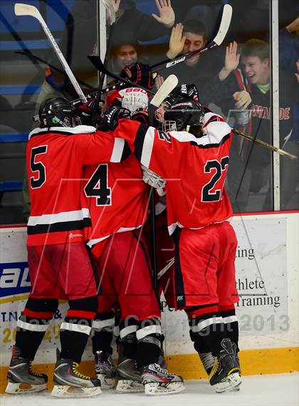 Thumbnail 2 in Warde/Ludlowe vs. Branford (CIAC Division II Quarterfinal) photogallery.