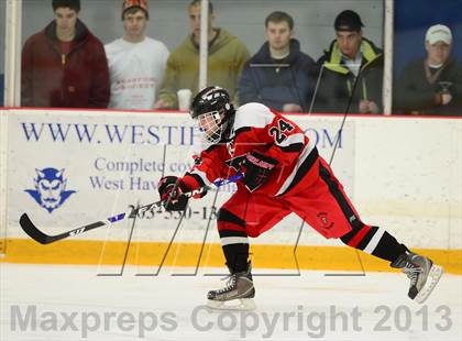 Thumbnail 2 in Warde/Ludlowe vs. Branford (CIAC Division II Quarterfinal) photogallery.