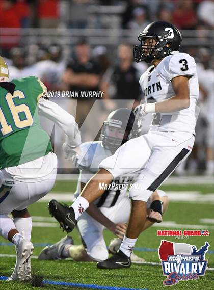 Thumbnail 1 in North Salem @ McKay (2018 MaxPreps Rivalry Series) photogallery.