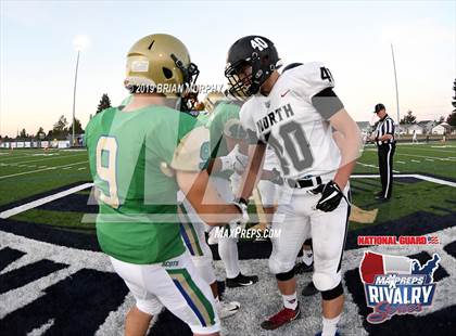 Thumbnail 1 in North Salem @ McKay (2018 MaxPreps Rivalry Series) photogallery.