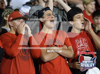 Thumbnail 1 in North Salem @ McKay (2018 MaxPreps Rivalry Series) photogallery.