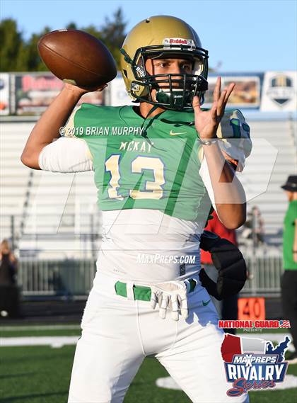 Thumbnail 2 in North Salem @ McKay (2018 MaxPreps Rivalry Series) photogallery.