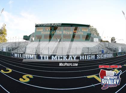Thumbnail 1 in North Salem @ McKay (2018 MaxPreps Rivalry Series) photogallery.