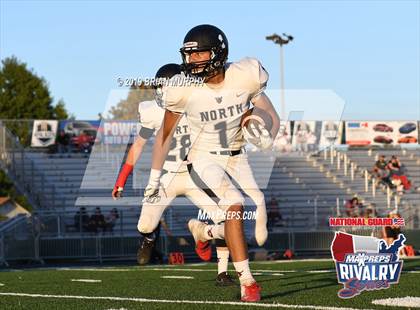 Thumbnail 1 in North Salem @ McKay (2018 MaxPreps Rivalry Series) photogallery.