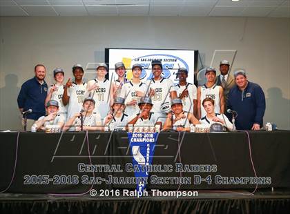Thumbnail 1 in Central Catholic vs. West Campus (CIF SJS D3 Final) photogallery.