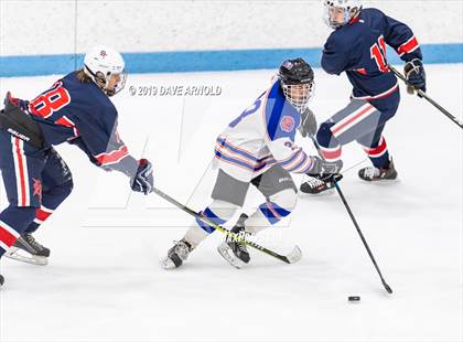 Thumbnail 2 in Dracut-Tyngsborough vs Newton South (MIAA Division 3 North Semifinal) photogallery.