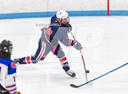 Thumbnail 3 in Dracut-Tyngsborough vs Newton South (MIAA Division 3 North Semifinal) photogallery.
