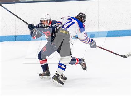 Thumbnail 3 in Dracut-Tyngsborough vs Newton South (MIAA Division 3 North Semifinal) photogallery.