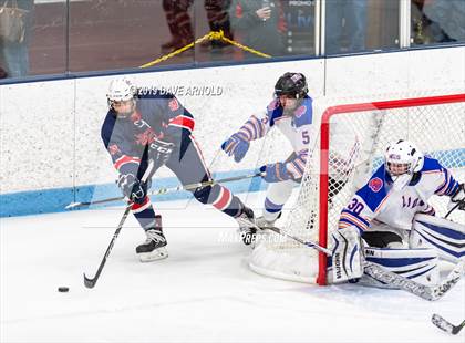 Thumbnail 1 in Dracut-Tyngsborough vs Newton South (MIAA Division 3 North Semifinal) photogallery.