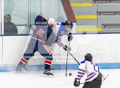 Thumbnail 3 in Dracut-Tyngsborough vs Newton South (MIAA Division 3 North Semifinal) photogallery.