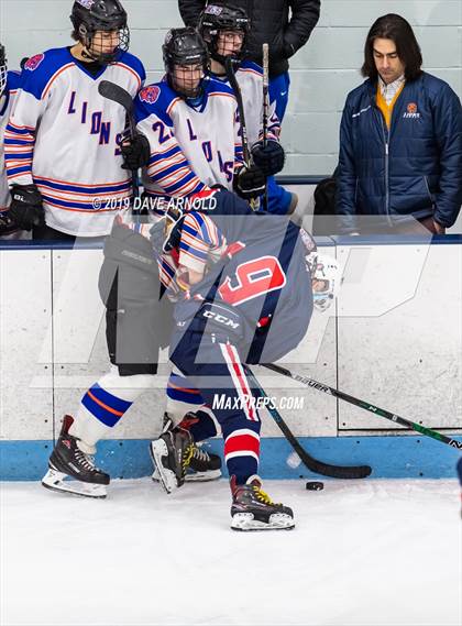 Thumbnail 1 in Dracut-Tyngsborough vs Newton South (MIAA Division 3 North Semifinal) photogallery.