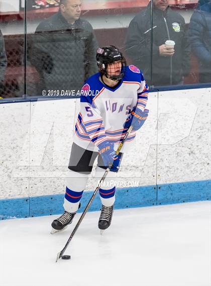 Thumbnail 3 in Dracut-Tyngsborough vs Newton South (MIAA Division 3 North Semifinal) photogallery.
