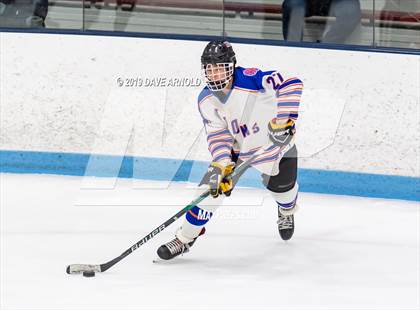 Thumbnail 3 in Dracut-Tyngsborough vs Newton South (MIAA Division 3 North Semifinal) photogallery.