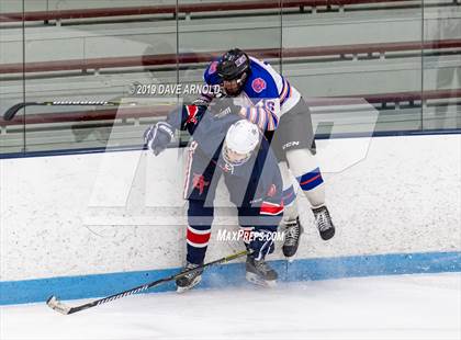 Thumbnail 3 in Dracut-Tyngsborough vs Newton South (MIAA Division 3 North Semifinal) photogallery.