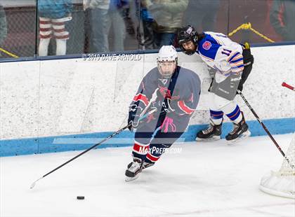 Thumbnail 2 in Dracut-Tyngsborough vs Newton South (MIAA Division 3 North Semifinal) photogallery.