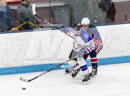 Thumbnail 3 in Dracut-Tyngsborough vs Newton South (MIAA Division 3 North Semifinal) photogallery.