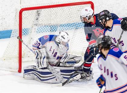 Thumbnail 2 in Dracut-Tyngsborough vs Newton South (MIAA Division 3 North Semifinal) photogallery.