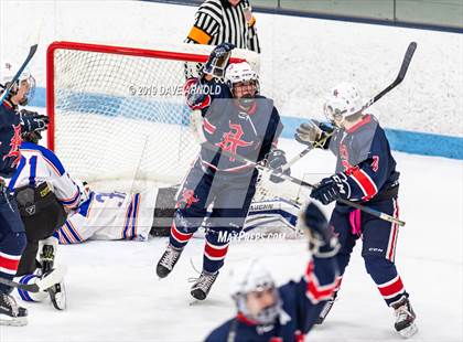 Thumbnail 2 in Dracut-Tyngsborough vs Newton South (MIAA Division 3 North Semifinal) photogallery.