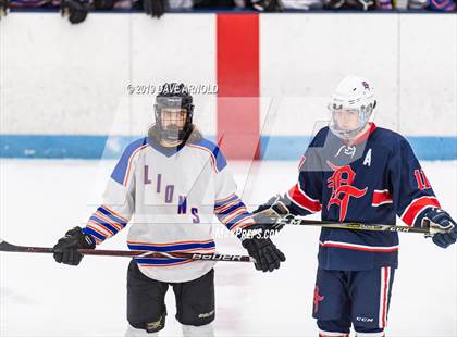 Thumbnail 3 in Dracut-Tyngsborough vs Newton South (MIAA Division 3 North Semifinal) photogallery.