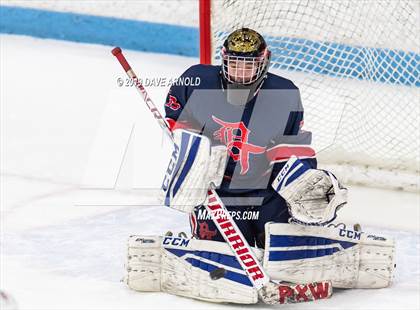 Thumbnail 2 in Dracut-Tyngsborough vs Newton South (MIAA Division 3 North Semifinal) photogallery.