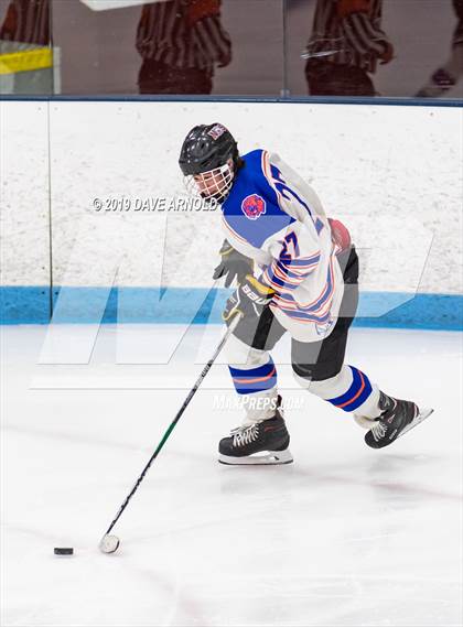 Thumbnail 2 in Dracut-Tyngsborough vs Newton South (MIAA Division 3 North Semifinal) photogallery.