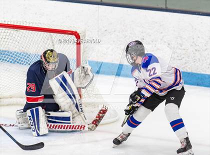 Thumbnail 1 in Dracut-Tyngsborough vs Newton South (MIAA Division 3 North Semifinal) photogallery.