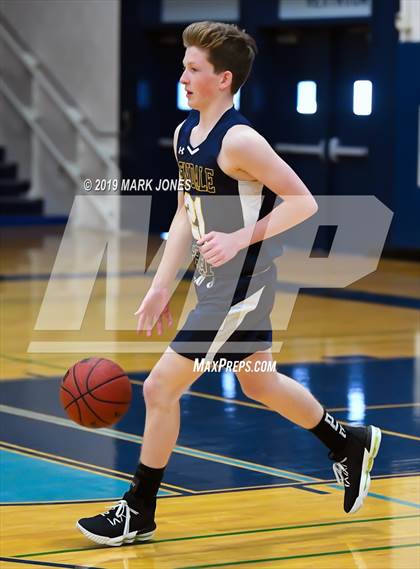 Thumbnail 1 in Verrado vs. Glendale Prep Academy (Sunnyslope Hoopsgiving Basketball Tournament) photogallery.