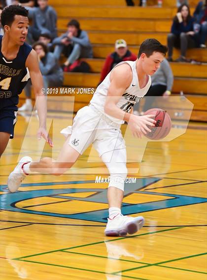 Thumbnail 3 in Verrado vs. Glendale Prep Academy (Sunnyslope Hoopsgiving Basketball Tournament) photogallery.