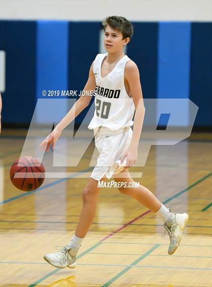 Thumbnail 3 in Verrado vs. Glendale Prep Academy (Sunnyslope Hoopsgiving Basketball Tournament) photogallery.