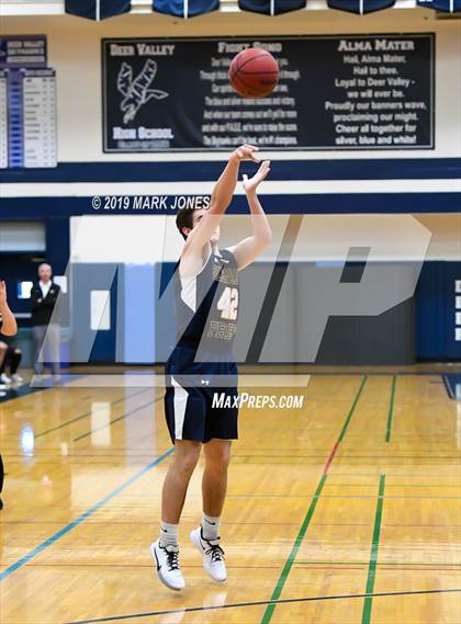 Thumbnail 2 in Verrado vs. Glendale Prep Academy (Sunnyslope Hoopsgiving Basketball Tournament) photogallery.