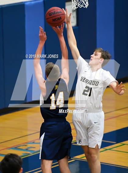 Thumbnail 2 in Verrado vs. Glendale Prep Academy (Sunnyslope Hoopsgiving Basketball Tournament) photogallery.